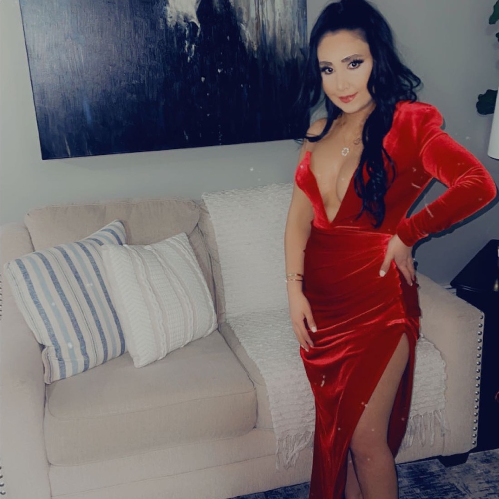 House of cb Allegra red dress